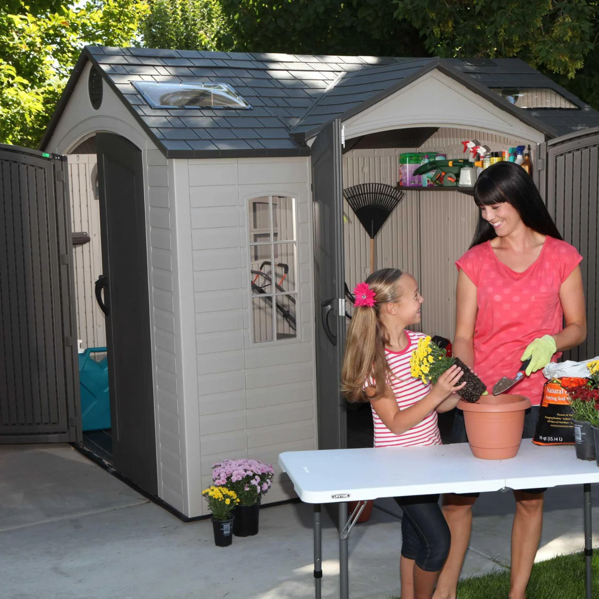 Lifetime 10 Ft. X 8 Ft. Outdoor Storage Shed - 60001