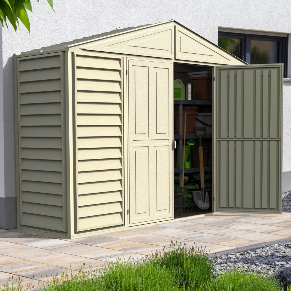 Duramax Sidepro 10.5'x3' Shed with Foundation - 98001