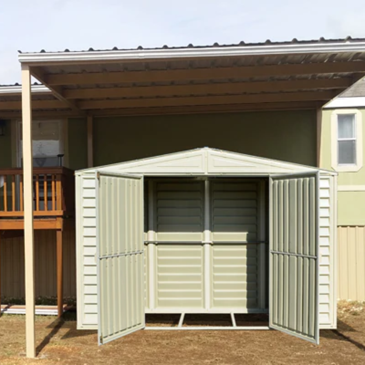 Duramax Sidepro 10.5'x3' Shed with Foundation - 98001
