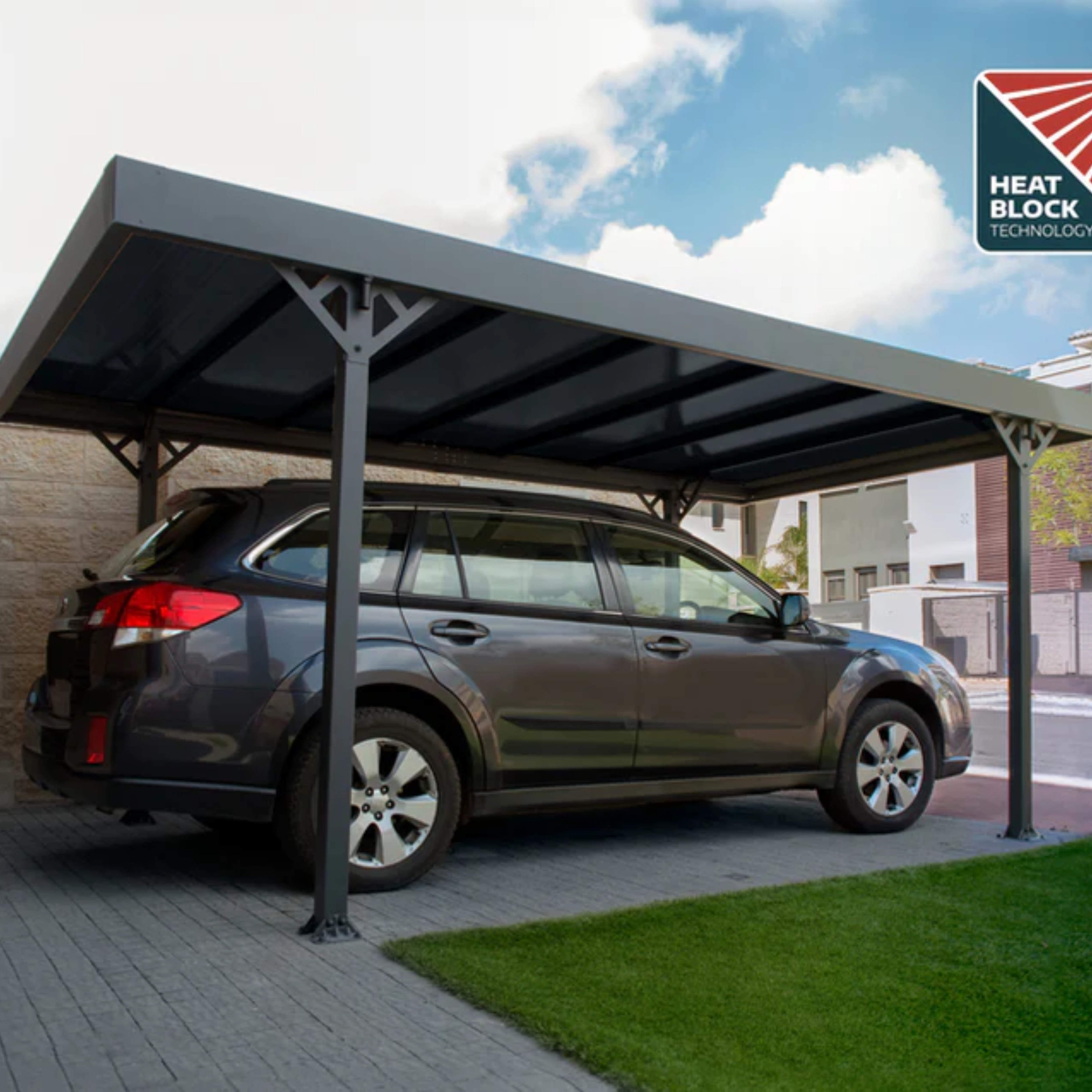 Palma 5000 Carport Gray/Gray